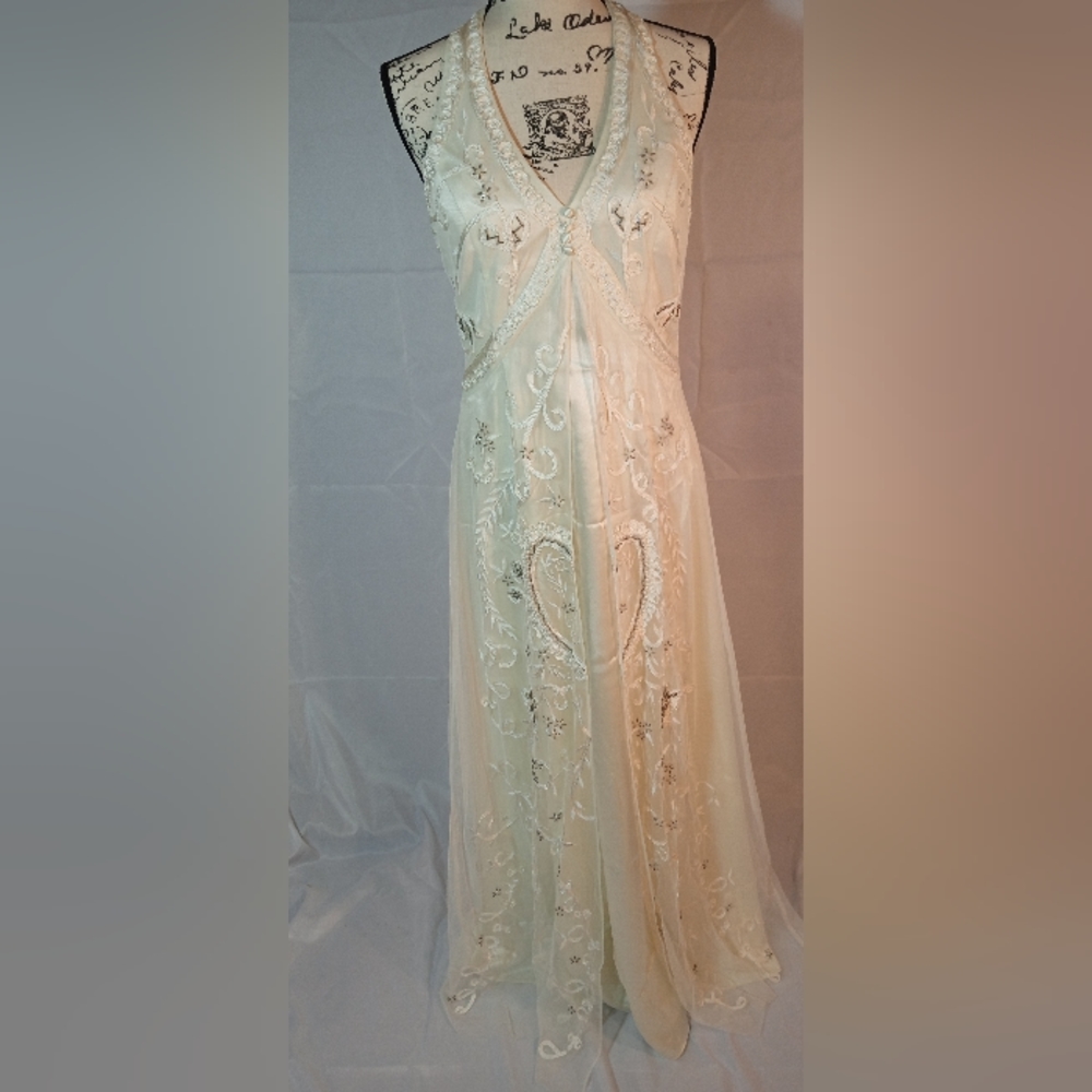 Nightway collections Halter neck, long gown